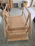 Prachtige chalet opstap, Tinyhouse, caravan, trap, ladder, Doe-het-zelf en Verbouw, Ladders en Trappen, Ophalen of Verzenden, Zo goed als nieuw