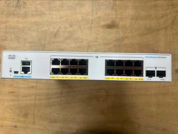 Cisco CBS250-16P-2G 16 Port Gigabit PoE smart switch beschikbaar voor biedingen