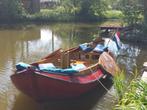 Unieke stalen tjotter met mast en volledige tuigage., Watersport en Boten, Platbodems, Ophalen, Gebruikt, Staal, Diesel