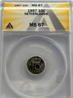 Nederland. 10 Cent 1957, Ophalen of Verzenden