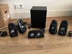 5.1 Logitech speakerset Z506, Computers en Software, Pc speakers, Ophalen of Verzenden, Gebruikt, Audiokanaal 5.1, Logitech, Creative