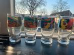 Corneille drinkglazen jaren 80-90 artistieke glazen, Ophalen, Zo goed als nieuw, Frisdrankglas