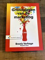 Grondslagen van de marketing | 9e druk, Boeken, Ophalen of Verzenden, Zo goed als nieuw, Economie en Marketing, Bronis Verhage; Marjolein Visser