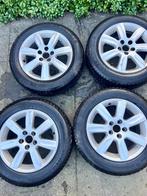 Velgen met Michelin winterbanden 185/60R15, Auto-onderdelen, Banden en Velgen, Ophalen, Gebruikt, 15 inch, Banden en Velgen