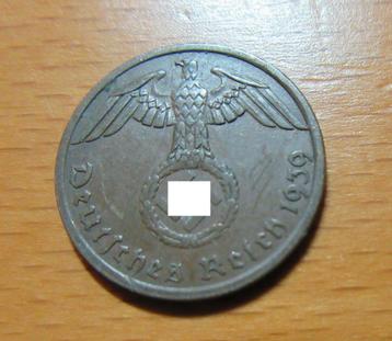 Duitse Rijk 1 reichspfennig 1939 (A) HK Swastika  beschikbaar voor biedingen