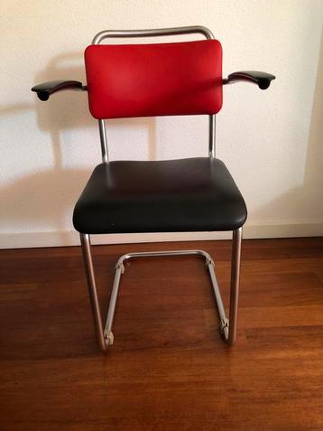 Gispen 201 stoel buisframe retro vintage dutch design beschikbaar voor biedingen