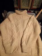 Handgebreide Ierse aran kabeltrui maat xl, Ophalen of Verzenden, Zo goed als nieuw, Maat 56/58 (XL)