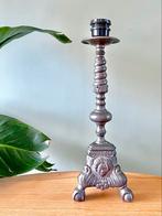 Grote vintage metalen lamp lampenvoet tafellamp, Huis en Inrichting, Lampen | Tafellampen, Ophalen of Verzenden, Minder dan 50 cm