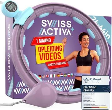 Swiss Activa+ Smart Hula Hoop Hoela Hoep S4.S Paars Blauw beschikbaar voor biedingen