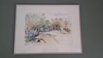 Aquarel van kunstenares Lenie Bertrand, 1999, Ophalen