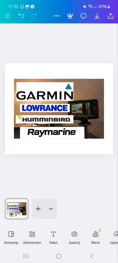 Garmin Humminbird lowrance livescope mega live, Watersport en Boten, Hengelsport | Roofvissen, Overige typen, Ophalen of Verzenden