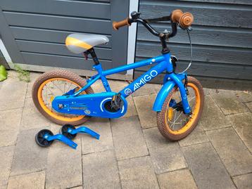 kinderfiets blauw 16inch beschikbaar voor biedingen