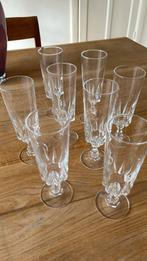 Cristal d’Darques champagne flute 8 stuks vintage, Antiek en Kunst, Antiek | Glas en Kristal, Ophalen of Verzenden