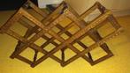 Mooi vintage houten flessenrek, 5 tot 15 flessen, Ophalen of Verzenden, Zo goed als nieuw, Minder dan 50 cm