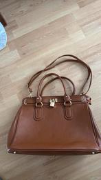 Leren Tas , Italy, Georgo Costa,  ongeveer 38x18x27cm, Sieraden, Tassen en Uiterlijk, Tassen | Damestassen, Ophalen of Verzenden