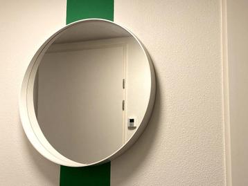 Witte Ikea STOCKHOLM spiegel - diameter 80 cm beschikbaar voor biedingen