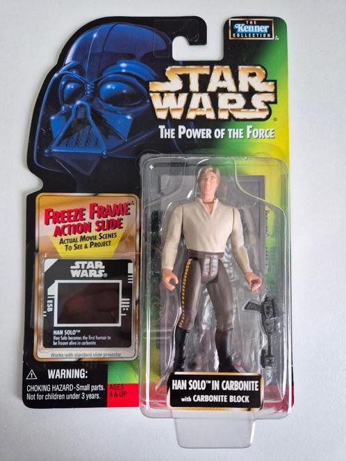 Star Wars POTF FF Han Solo with Carbonite Block, Verzamelen, Star Wars, Nieuw, Actiefiguurtje, Ophalen of Verzenden