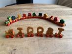 2x Vintage houten speelgoed trein (0 tm 9 & JOOST), Ophalen of Verzenden, Gebruikt, Overige typen