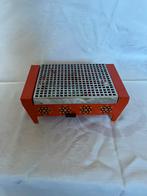 Retro oranje warmhoudplaatje - heater for food, Antiek en Kunst, Ophalen