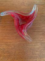 Retro glazen zeester schaal - Scandinavisch design, Ophalen of Verzenden, Zo goed als nieuw