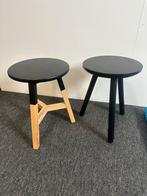 2 houten tafeltjes/ krukjes, Ophalen, Gebruikt, Hout