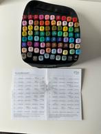 80 twinmarkers set, Hobby en Vrije tijd, Tekenen, Ophalen of Verzenden, Zo goed als nieuw, Potlood of Stift