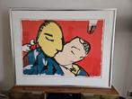Mooie grote Herman Brood zeefdruk met lijst, Antiek en Kunst, Kunst | Litho's en Zeefdrukken, Ophalen