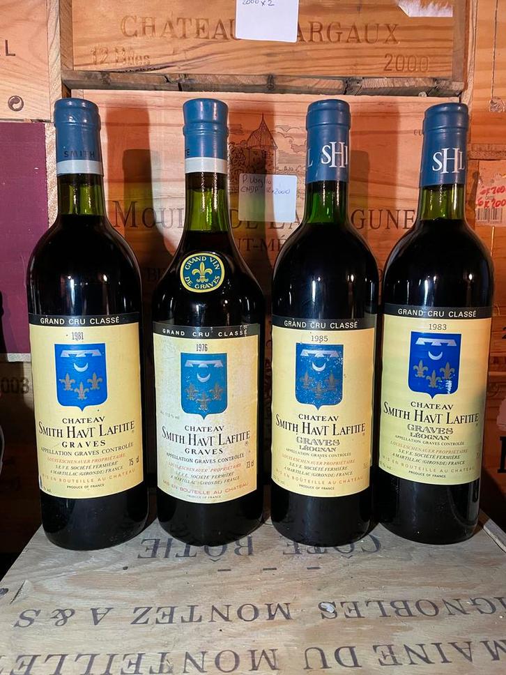 Smith Haut Lafitte Graves Rode Wijn - Vintage Collectie, Verzamelen, Wijnen, Gebruikt, Rode wijn, Frankrijk, Vol, Ophalen of Verzenden