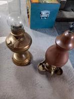 Olielamp  kraantje kan..vloerlamp staande lamp hanglamp, Antiek en Kunst, Ophalen