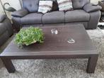 Mooie massief houten salontafel, Ophalen, 100 tot 150 cm, 50 tot 100 cm, Zo goed als nieuw
