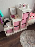 IKEA Trofast Opbergkast met Roze Bakken, Ophalen, Kast, Zo goed als nieuw, 75 tot 100 cm