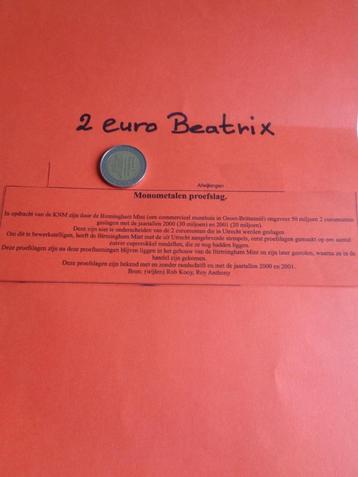 2 euro Beatrix  2001  misslag beschikbaar voor biedingen