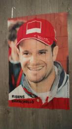 Rubens Barrichello formule 1 coureur flag Ferrari Rubinho, Verzamelen, Automerken, Motoren en Formule 1, Ophalen of Verzenden