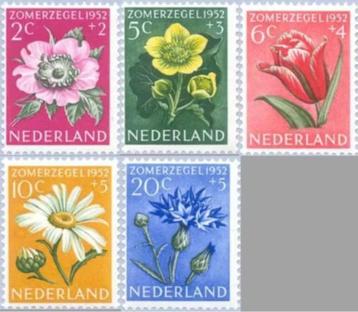 Nederland 1952 - nvph 583-587 - Zomerzegels - ongebr
