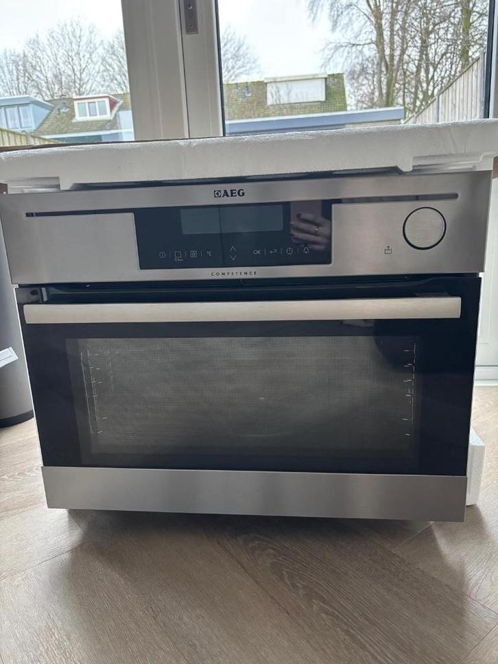 AEG KS8400501M stoomoven, Witgoed en Apparatuur, Ovens, Zo goed als nieuw, Inbouw, Oven, 45 tot 60 cm, 45 tot 60 cm, Stoom, Ophalen