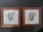 2x ingelijst tegeltje Galo de Barcelos , haan van Portugal, Ophalen of Verzenden
