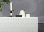 2x Ikea besta Vassviken witte hexagon deuren/fronten, Ophalen of Verzenden, Zo goed als nieuw, 25 tot 50 cm, 50 tot 100 cm
