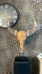 Gouden skull op zuil, Ophalen of Verzenden, Zo goed als nieuw