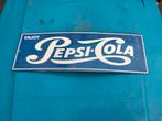 Emaille reclamebord Pepsi deurpost, Ophalen of Verzenden, Gebruikt, Reclamebord