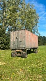 Container op aanhangerchassis, Ophalen, Gebruikt
