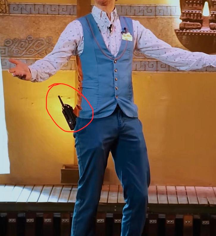 Efteling medewerker portofoonholster, Telecommunicatie, Portofoons en Walkie-talkies, Nieuw, Toebehoren, Met broekklem, Verzenden