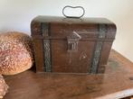 Brocante oud beschuit blik, Antiek en Kunst, Ophalen of Verzenden