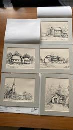 Pentekeningen Dommelen Willy Roelofs, Antiek en Kunst, Ophalen