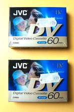 2 Nieuwe gesealde MINI DV cassettes van JVC SP mode 60 min., Ophalen, Mini dv, JVC, 20x of meer