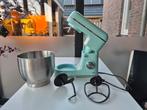 Turquoise Keukenmachine/Standmixer, 4 liter of meer, Ophalen of Verzenden, Vaatwasserbestendig, 3 snelheden of meer
