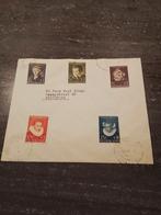 Poststuk uit 1956 met hele serie kinderzegels., Postzegels en Munten, Ophalen, Envelop