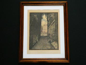 Het Straatje Amsterdam n. Albert Hahn sr. demonstratie 1915 beschikbaar voor biedingen