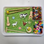 Speelbak compleet Boerderij - sensorisch speelgoed, Kinderen en Baby's, Ophalen of Verzenden