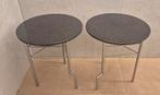 Metaform tafels designed by Gerard van den Berg 1980, Huis en Inrichting, Overige materialen, Minder dan 55 cm, Rond, Zo goed als nieuw