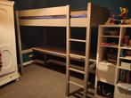Hoogslaper petit amelie licht grijs met bureau, Ophalen, Gebruikt, 180 cm of meer, 85 tot 100 cm